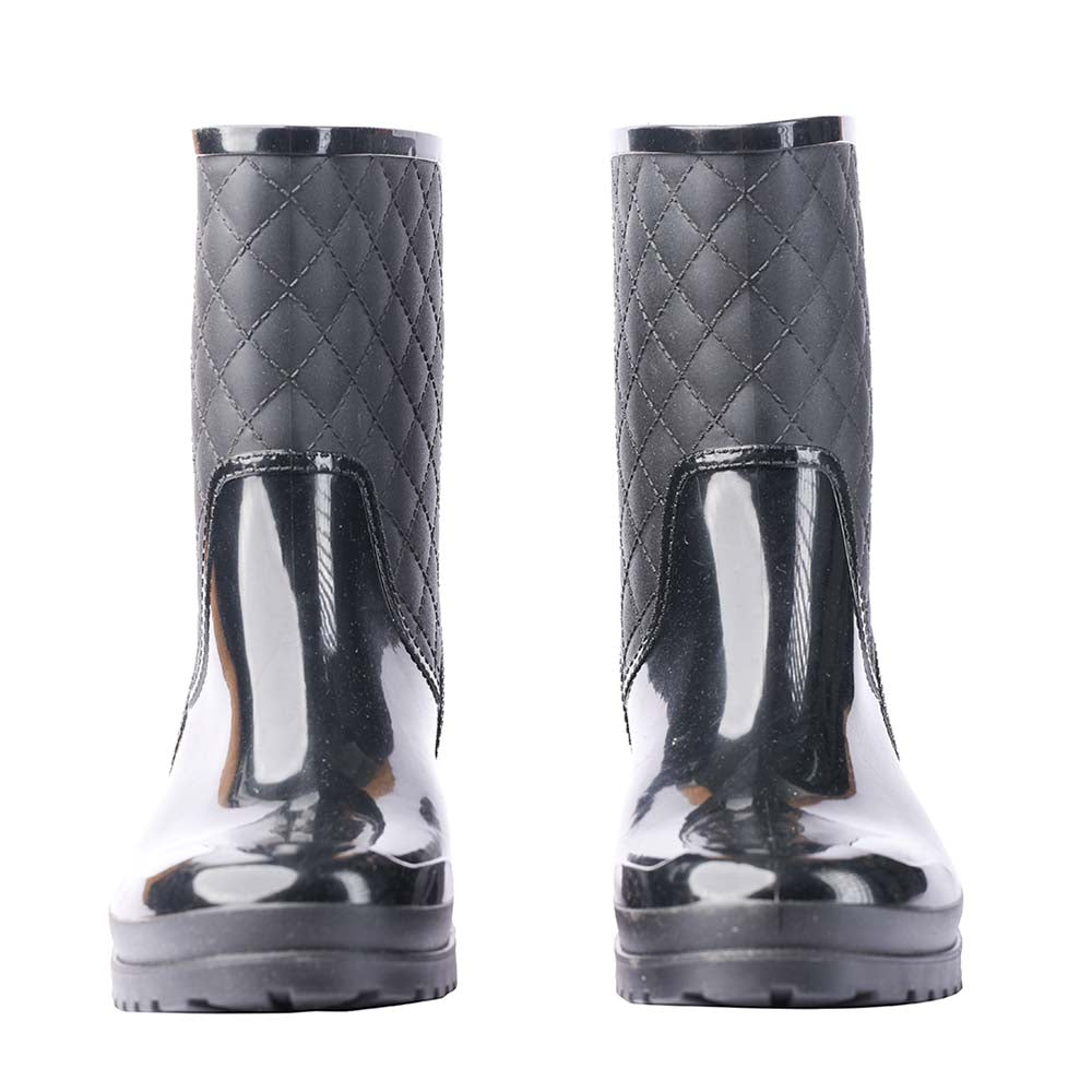 Bota de lluvia impermeable mujer negro Melissa