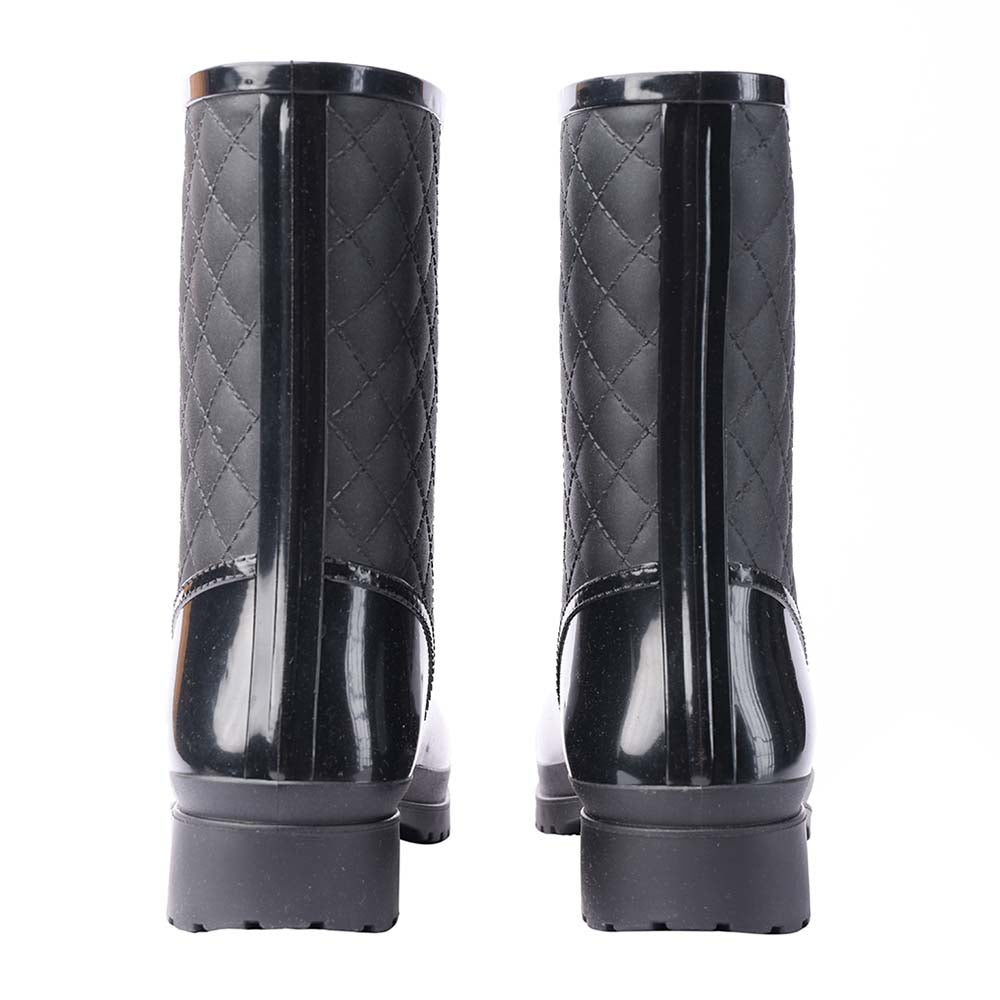 Bota de lluvia impermeable mujer negro Melissa