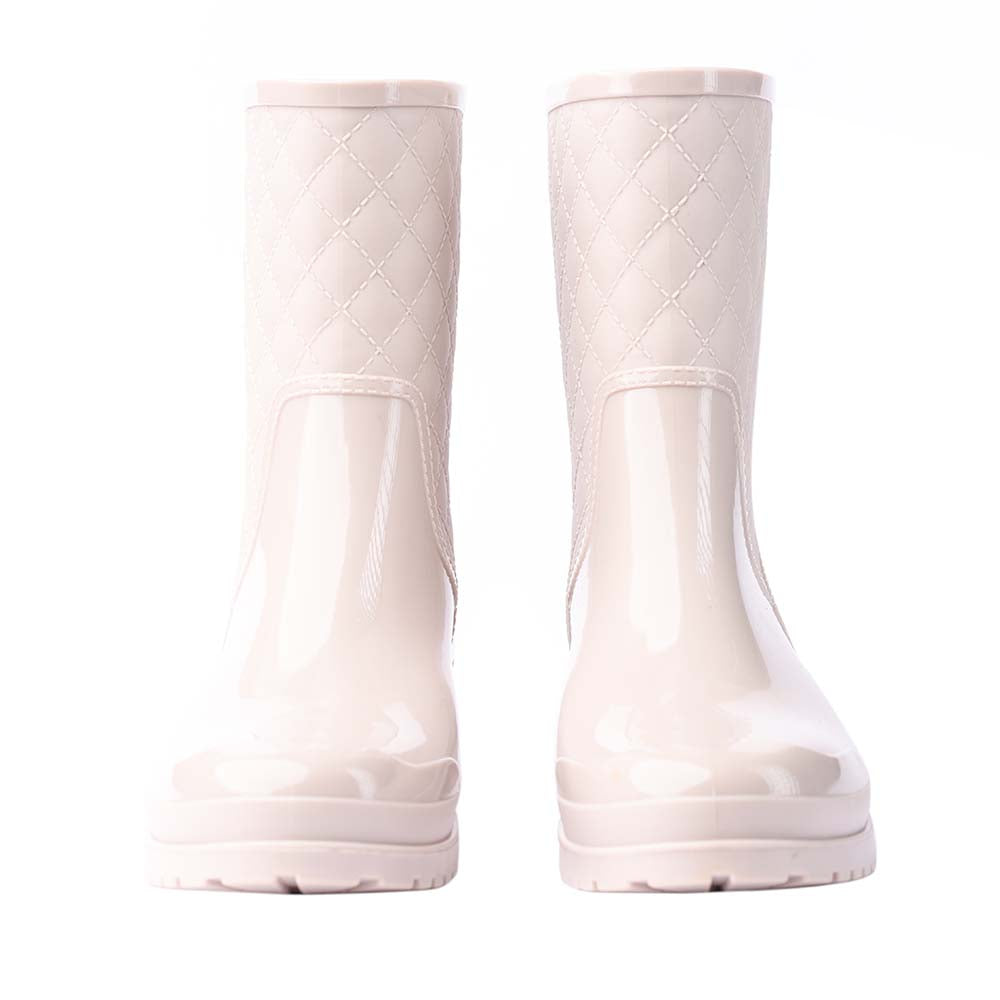 Bota de lluvia impermeable mujer beige Melissa