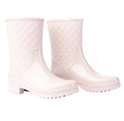 Bota de lluvia impermeable mujer beige Melissa