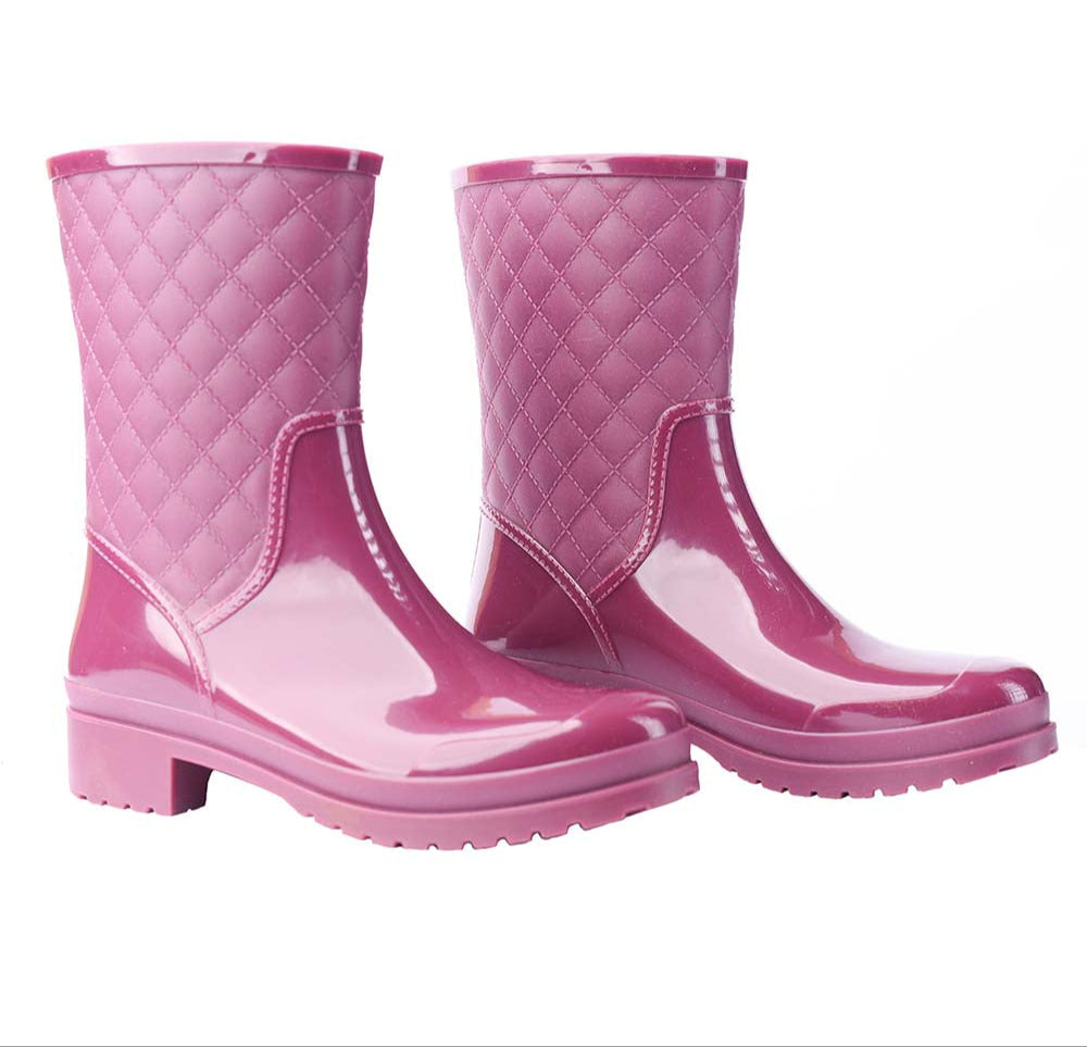 Bota de lluvia impermeable mujer fucsia Melissa