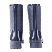 Bota de lluvia impermeable mujer azul Melissa